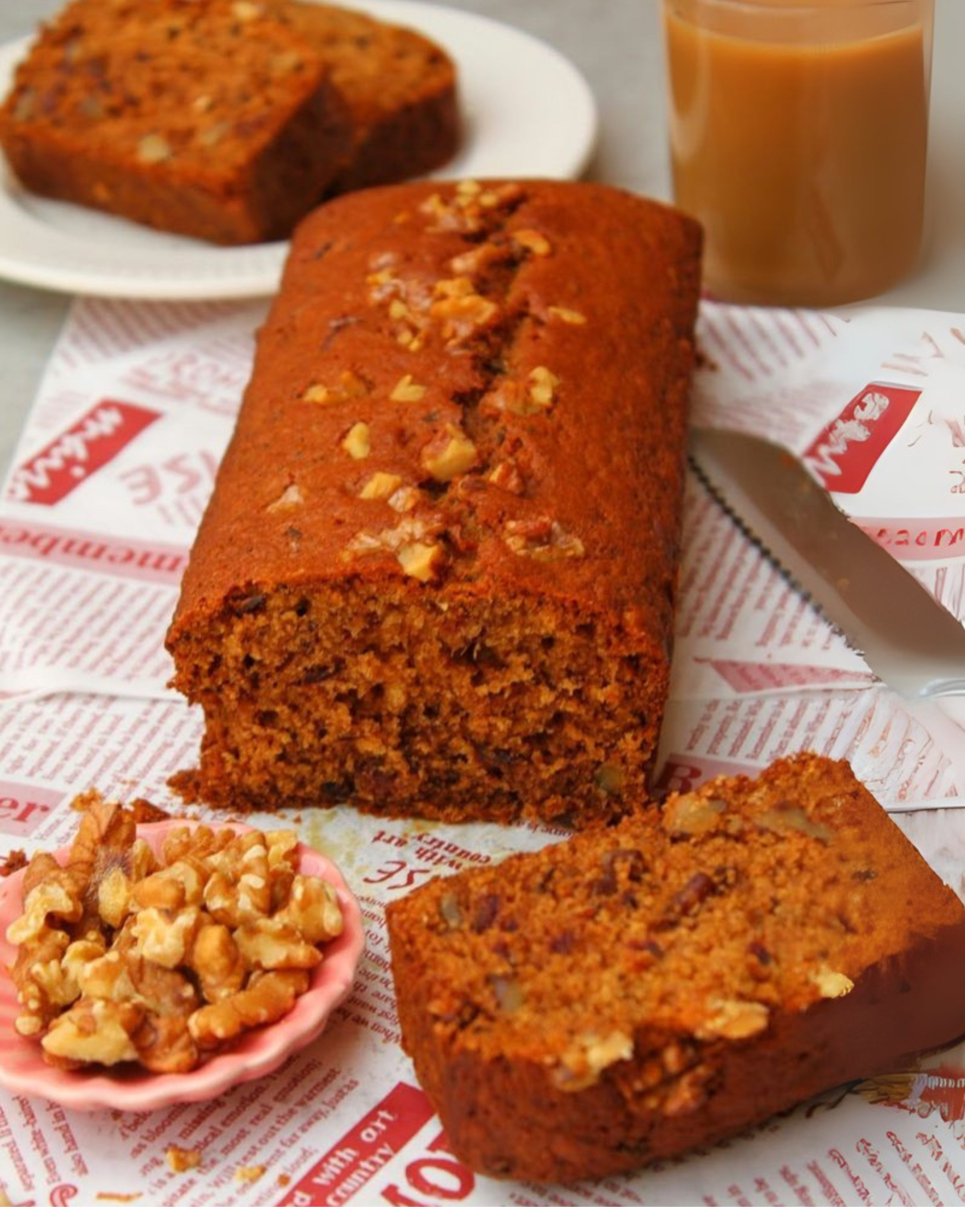 Dates and Walnuts Cake